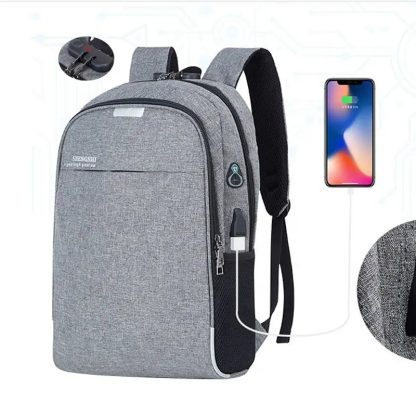 Mochila con USB con Cerradura Modelo FOJ034