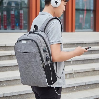 Mochila con USB con Cerradura Modelo FOJ034 - Imagen 5