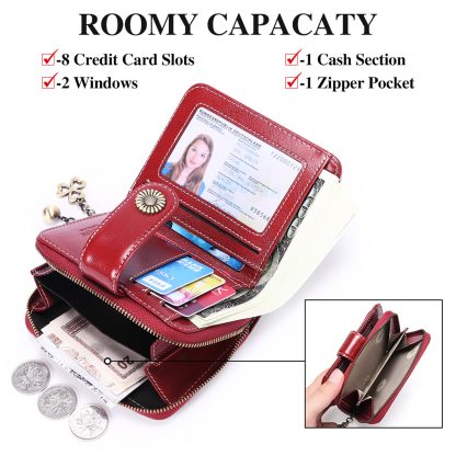 Billetera Monedero Dama de Eco Cuero Modelo 3022 - Imagen 5