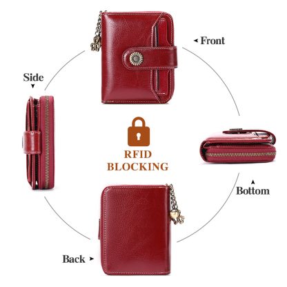 Billetera Monedero Dama de Eco Cuero Modelo 3022 - Imagen 3