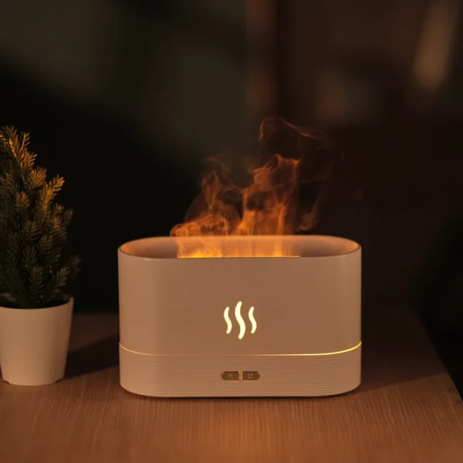Humidificador decorativo ultrasónico con USB 180 ml. - modelo DQ701