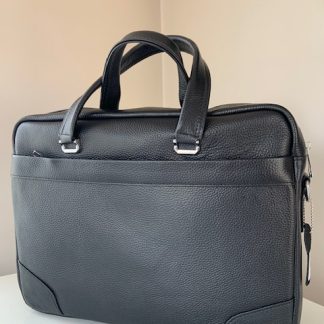 Maletín de Cuero con Hebillas Cromadas - Modelo 9082