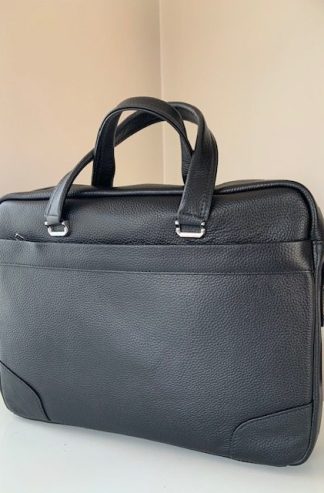 Maletín de Cuero con Hebillas Cromadas - Modelo 9082