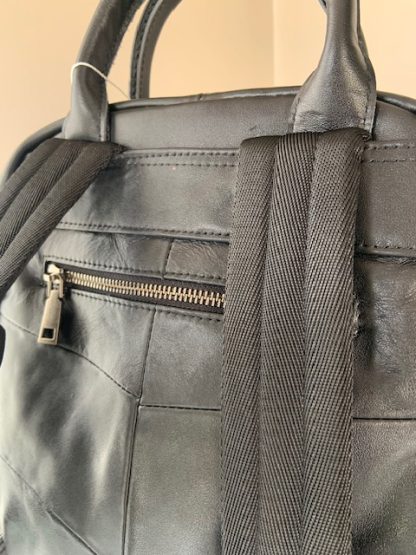 Mochila Unisex Pequeña de Cuero Alta Calidad para Notebook - Modelo 816 - Imagen 7