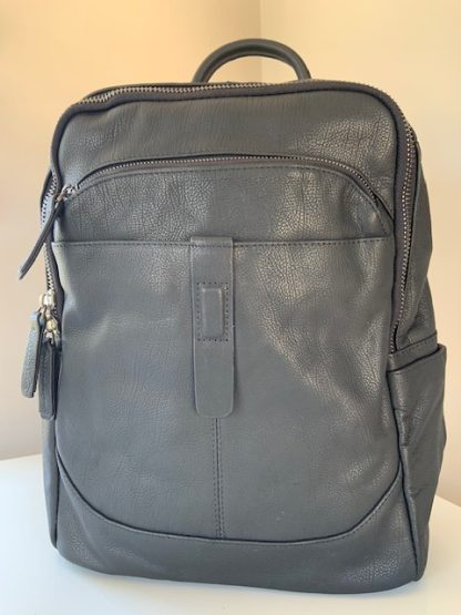 Mochila Unisex Grande de Cuero Alta Calidad para Notebook - Modelo 9197