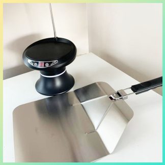 Dispensador de Agua Color Negro + Pala de Pizza Plegable Acero Inoxidable
